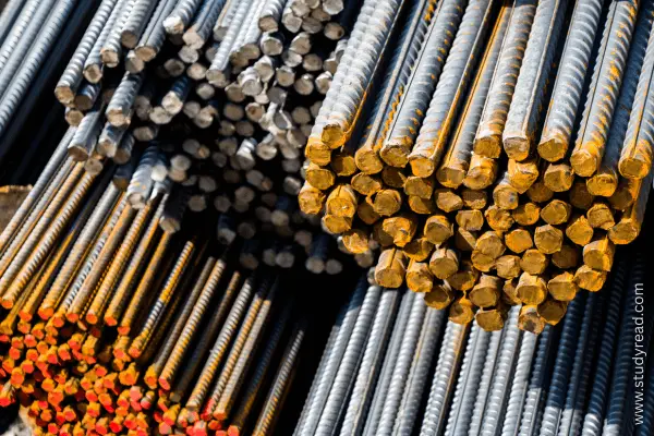 iron rods for construction