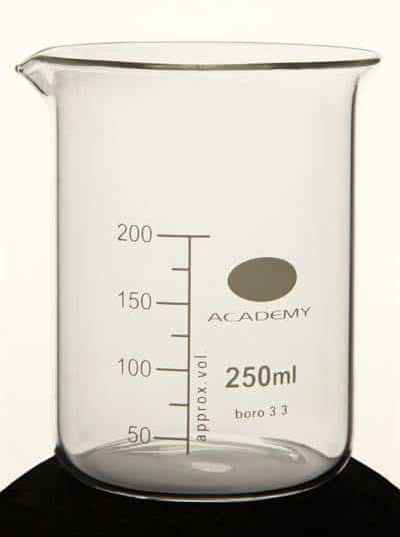 Lab Glassware with calibrations