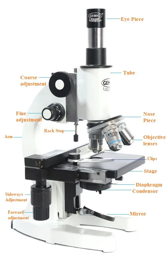 travelling microscope parts